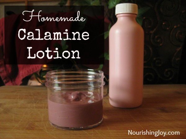 Homemade Calamine Lotion from NourishingJoy.com