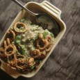 Real Food Green Bean Casserole - with Cream of Mushroom soup and french-fried onions!