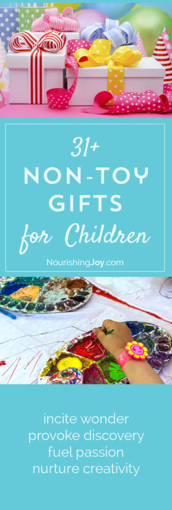 31  non-toy gift ideas for children