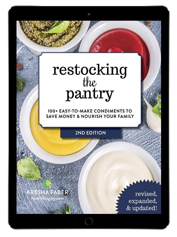 Making your own homemade pantry staples is healthy, frugal, and downright delicious.