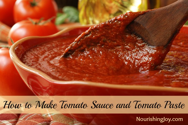 How To Make Tomato Sauce and Tomato Paste 