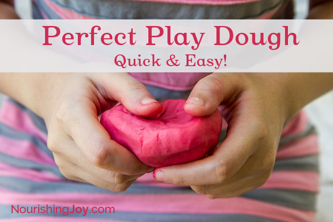 Homemade Playdough Recipe