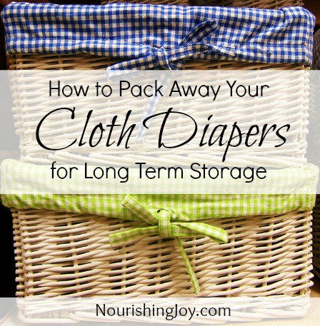 How to Pack Away Your Cloth Diapers for Long Term Storage