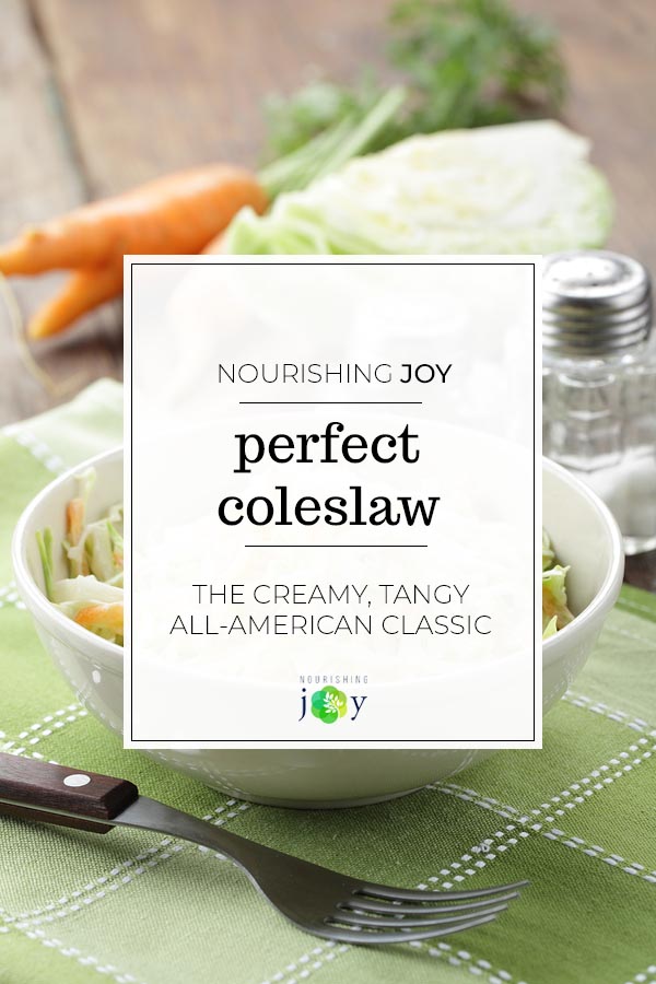 This traditional coleslaw recipe is the real food version of the classic American recipe, and goes beautifully with any barbecue, fried chicken, or pulled pork. :)