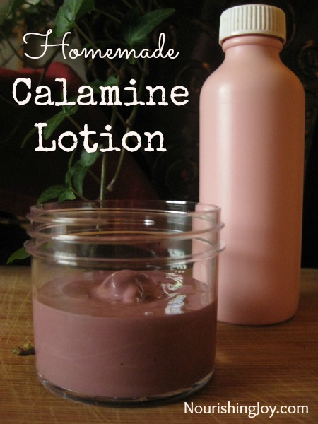 Homemade Calamine Lotion from NourishingJoy.com