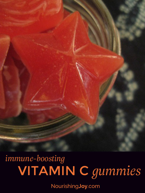 Fight the cold and flu this season with these simple homemade Vitamin C gummies!