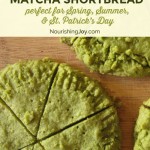 Make green matcha shortbread for St. Patrick's Day or any other occasion that needs a yummy, healthy sweet. :)