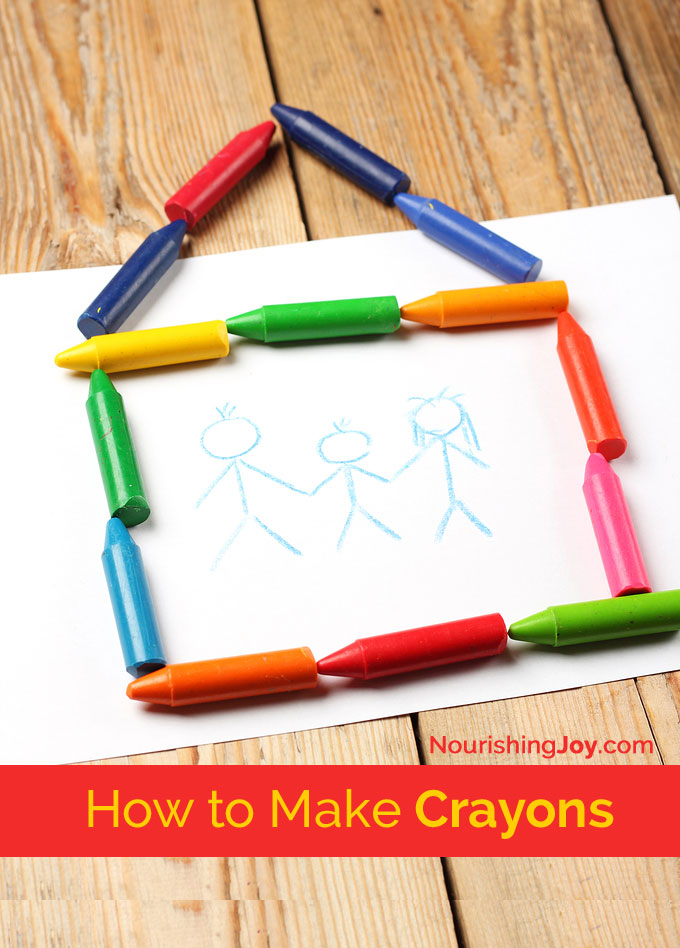 DIY Recycled Crayons - The Nourishing Gourmet