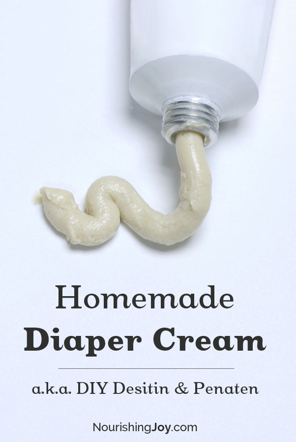 Homemade non-toxic diaper cream | NourishingJoy.com