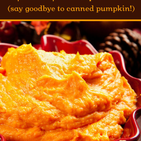 How to Make Pumpkin Puree (homemade canned pumpkin - so easy!)