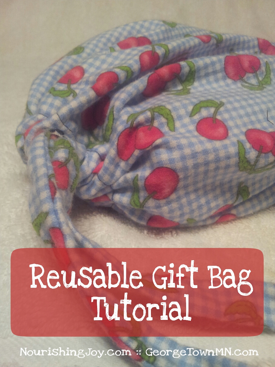 How to Make Reusable Gift Bags
