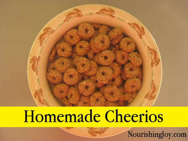 Homemade Cheerios | NourishingJoy.com