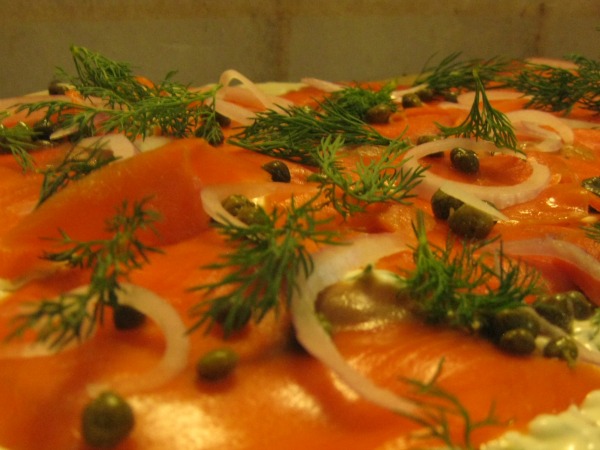 Lox Pizza