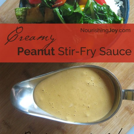 Creamy Peanut Stir-Fry Sauce