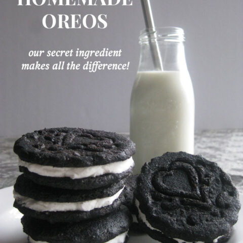 Homemade Oreos - our secret ingredient makes all the difference!