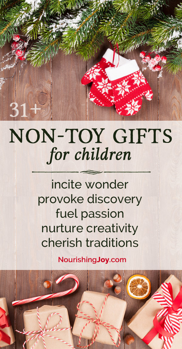 An essential list of fun, delightful gifts for children that AREN'T toys!