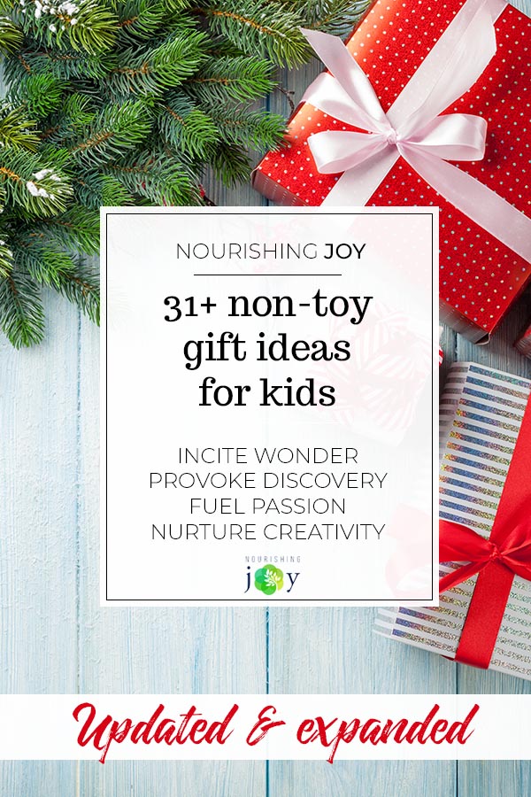 If your children are already overrun with toys - or you're just wanting the best creative, innovative options for playtime - this non-toy gift list is a fantastic place to start.