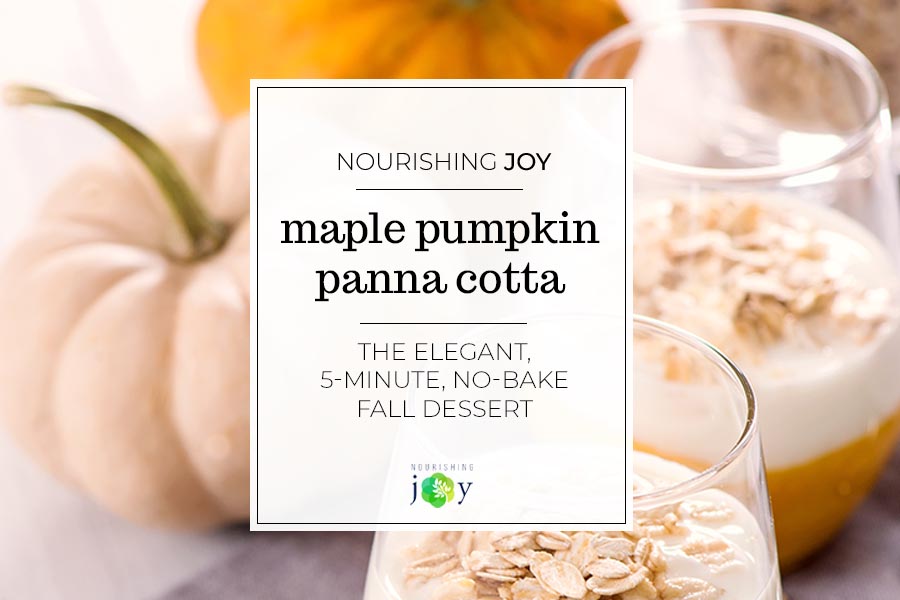 Pumpkin panna cotta is the simplest Thanksgiving dessert you can make. It comes together in about 5 minutes and is elegant to boot!