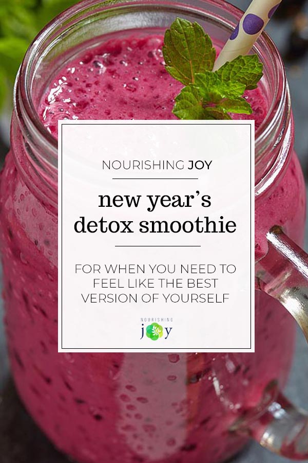 A superb new year's smoothie for detoxing or after a night out, whether it's for long-term health or just nursing yourself back to health....