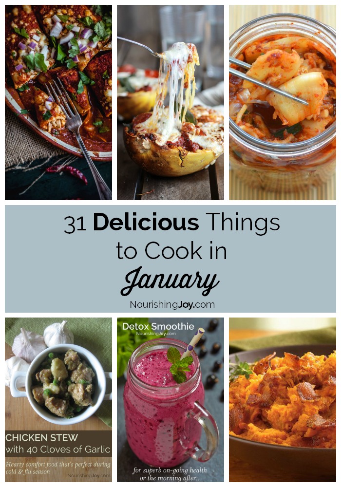 31 Delicious Things to Cook in January - The best of seasonal eating!