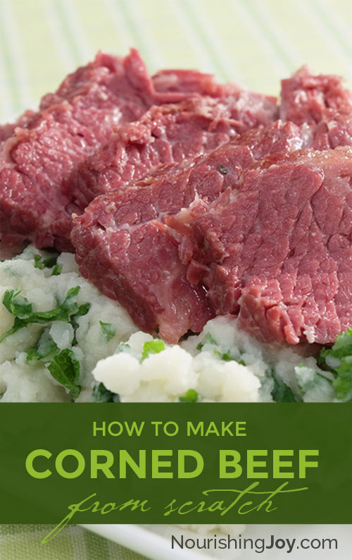 Homemade Traditional Corned Beef - healthy and scrumptious! 