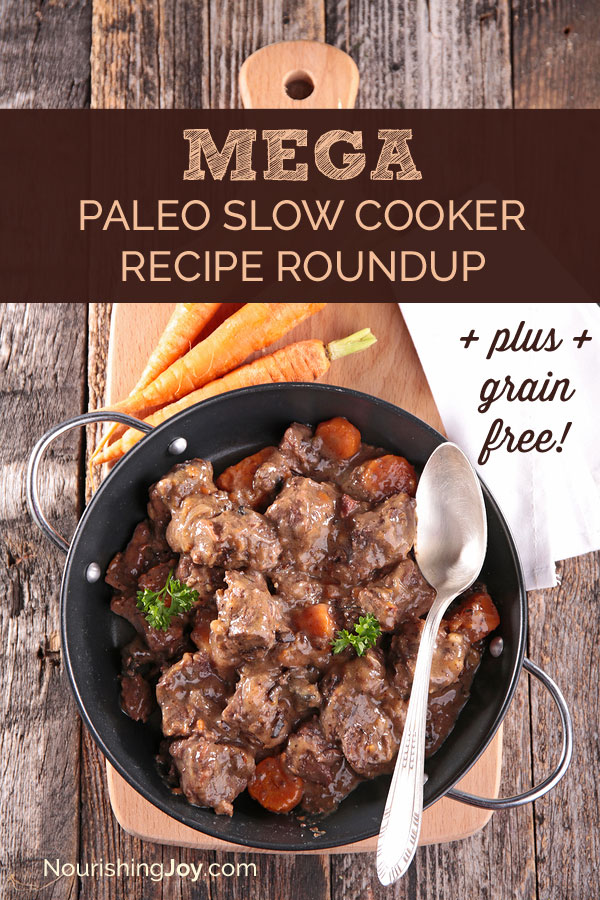 Use your slow cooker and make it easy to stick to the paleo or grain-free diet! With more than 145 recipes, you can't go wrong. :) Pin now to make later!