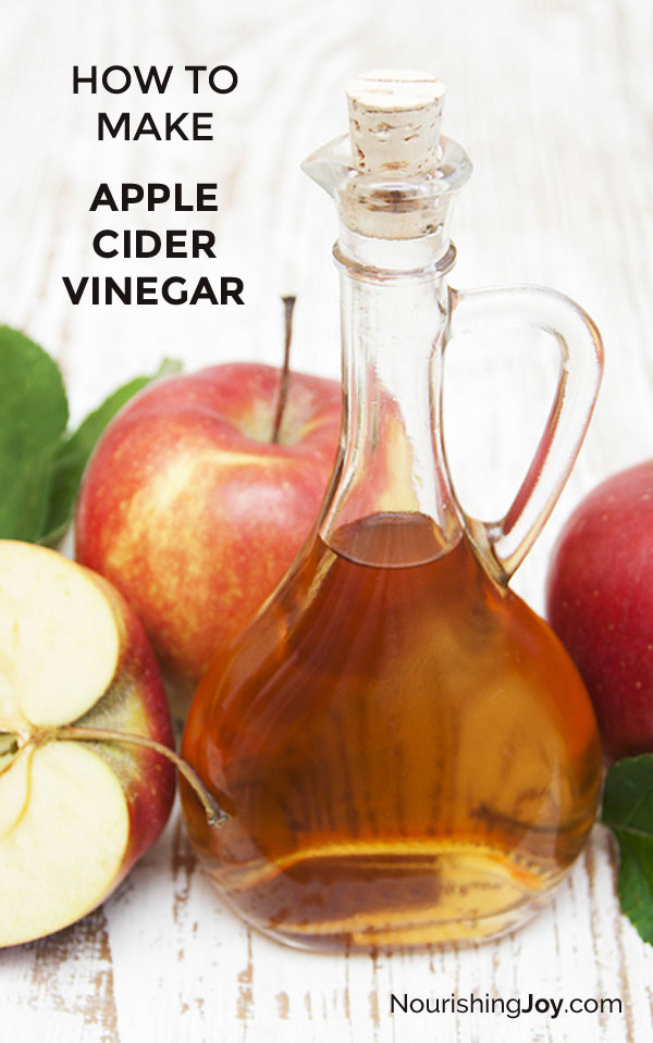 Making homemade apple cider vinegar is SUPER simple - it just takes a few apple cores and a bit of patience. :)
