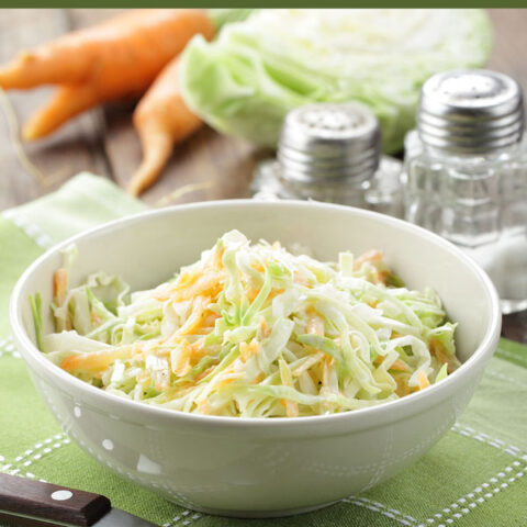This classic coleslaw is the real food version of the traditional American recipe, and goes beautifully with any barbecue, fried chicken, or pulled pork. :)