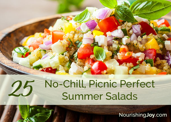 Need a salad that can go with you and that don't require chilling? Keep this list in your back pocket!