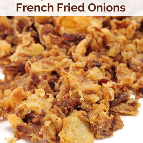 What's Thanksgiving without Green Bean Casserole topped with crispy French Fried Onions? Our simple homemade recipe has got you covered.