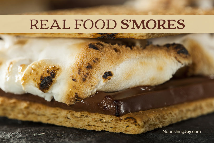 S'mores made from all real food ingredients - finally, a treat you can feel good about!