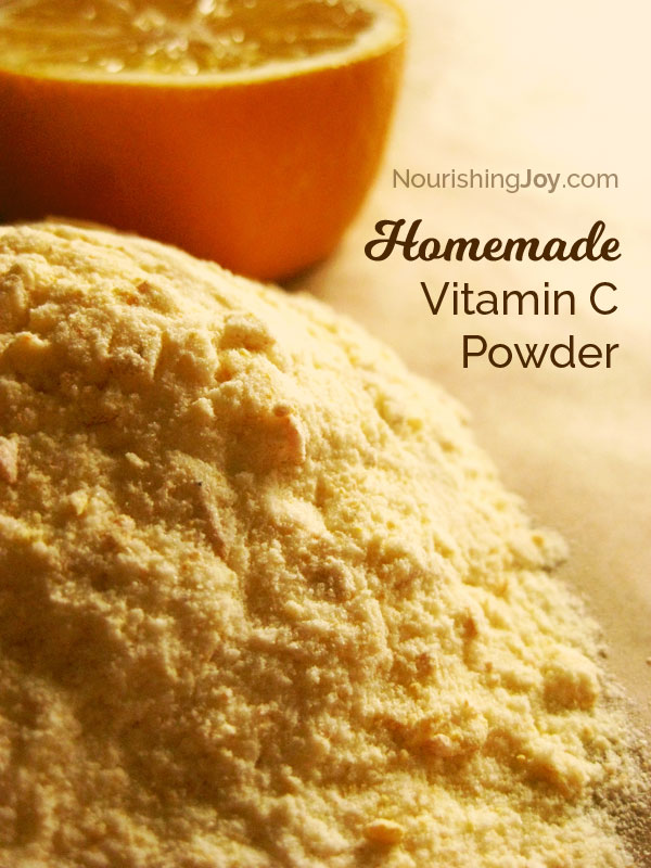 Homemade Vitamin C Powder - a potent, super-de-duper easy DIY supplement