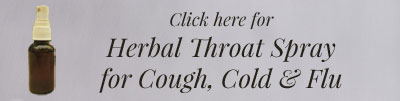 Herbal Throat Spray for Cough, Cold, and Flu