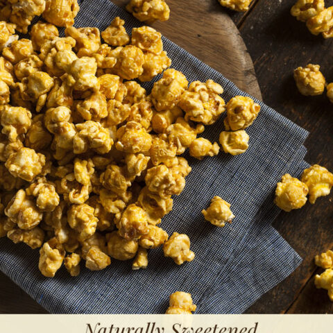 Homemade Caramel Corn - with all-natural ingredients and WITHOUT any of the junk :)