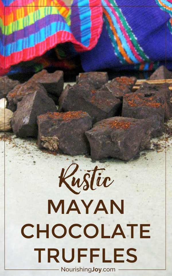 Mayan Chocolate Truffles - warmth and spice and all things nice!