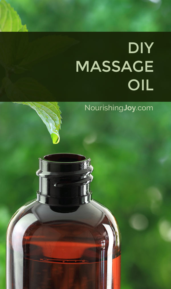 DIY Massage Oil: a gift for yourself, a loved one, or to give for a wedding! It's simple to make, easily customizable, and makes every relaxation or special-day romance extra-special.