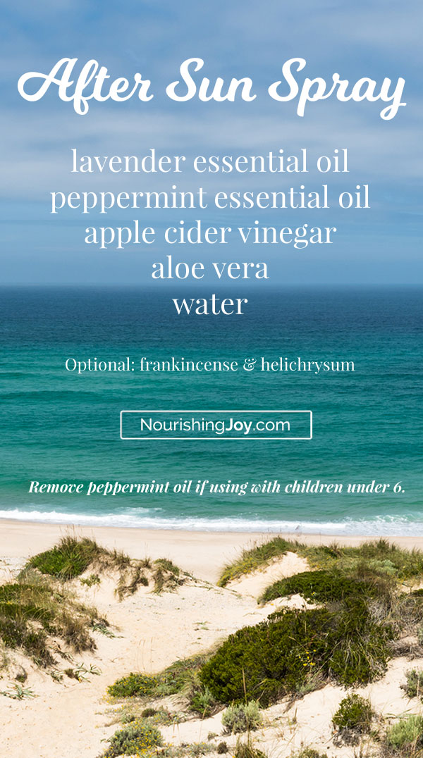 Soothing After Sun Spray - Recipes with Essential Oils