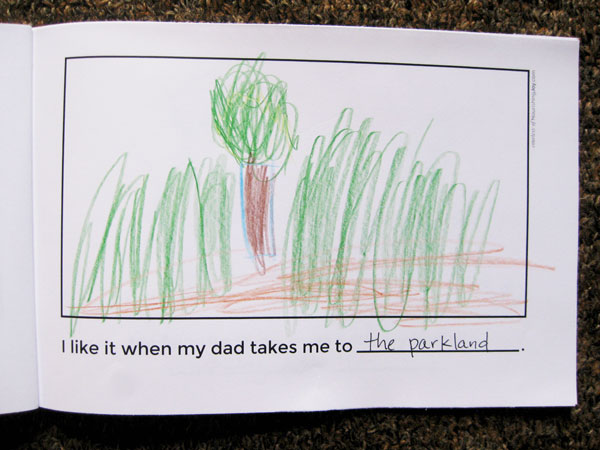 Father's Day Gift Idea: Make a sweet keepsake book about Dad!