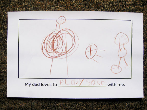 Father's Day Gift Idea: Make a sweet keepsake book about Dad!