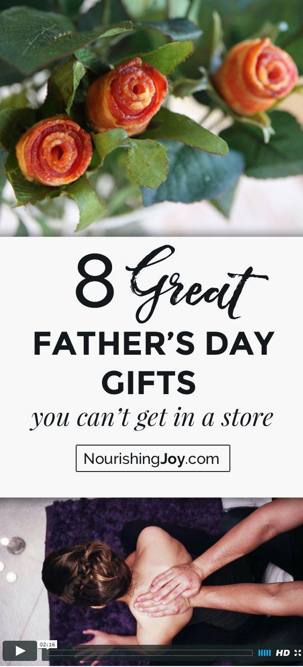 Need an idea (or two) for a Father's Day gift? Look no further! These eight creative ideas will certainly get your gift-giving juices flowing.