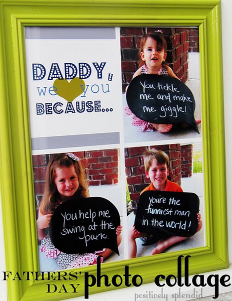 Father's Day Gift Ideas: photo collage