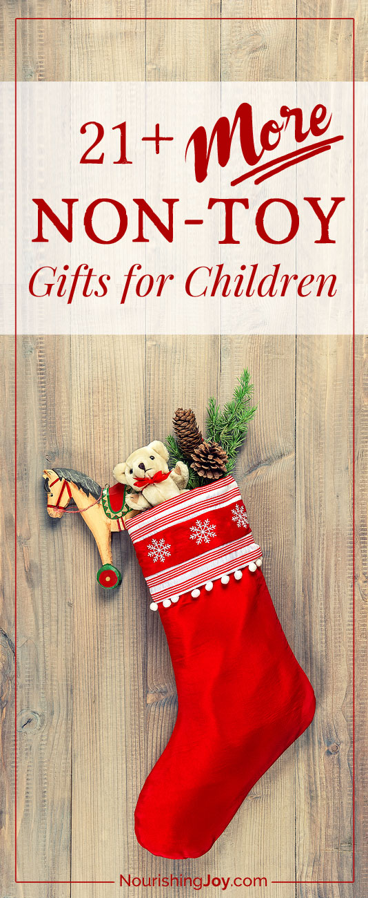 If your children are already overrun with toys - or you're just wanting the best creative, innovative options for playtime - this non-toy gift list is a fantastic place to start.