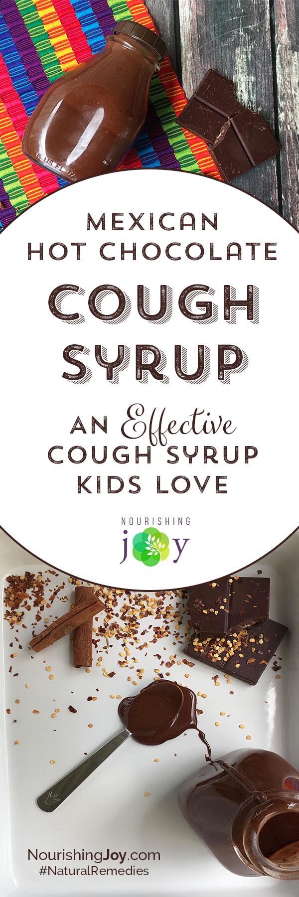 Did you know that recent studies have shown that theobromine, the main chemical constituent in chocolate, has been proven to be more effective for cough relief than codeine? And not only that, but this cough syrup is SERIOUSLY TASTY - kids and adults alike will absolutely love the flavor AND find relief.