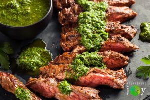 This simple, scrumptious chimichurri sauce made mostly of parsley, garlic, and olive oil tastes amazingly fresh and pairs with red meat, fish, and chicken oh-so-beautifully!