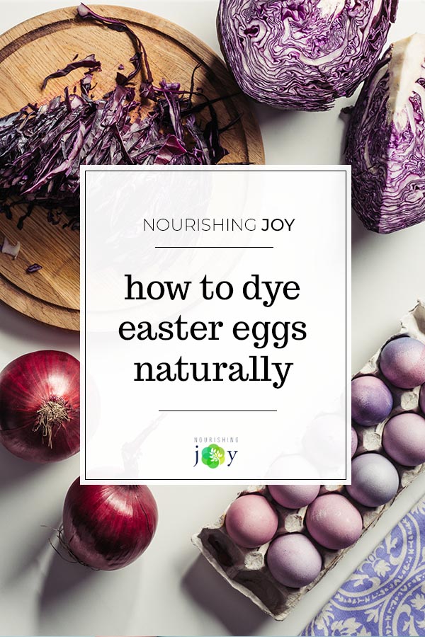 Naturally dyed Easter Eggs - they're easier to make than you think!