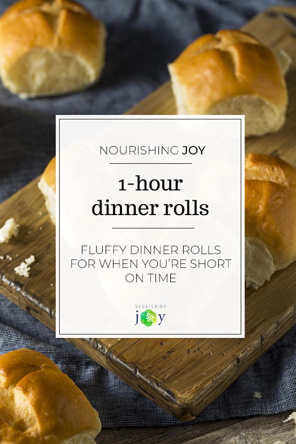 These 1-hour dinner rolls are both fluffy and big on flavor. Whether you need a quick dinner roll for Thanksgiving or you want a perfect accompaniment to pulled pork, this recipe is sure to please.