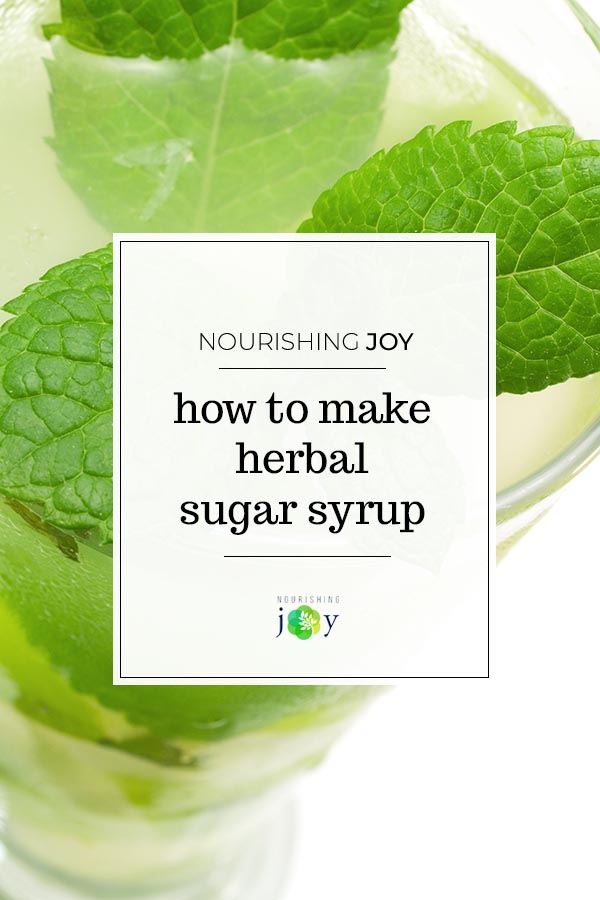 How to make herbal sugar syrup