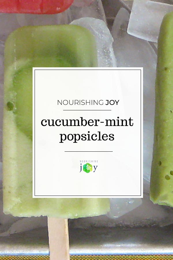 Cucumber-Mint Popsicles