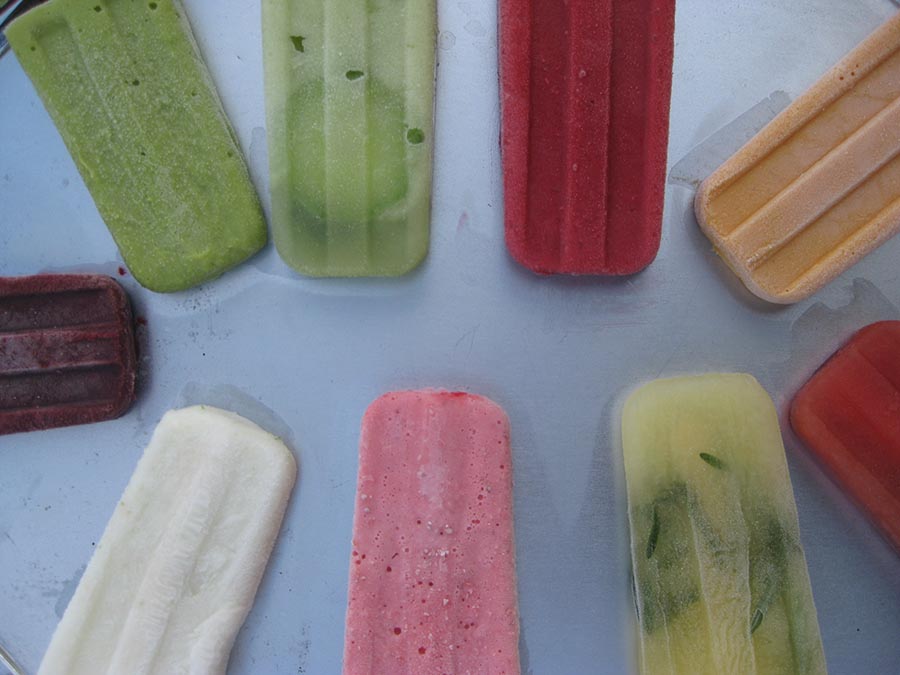 Insanely refreshing real food popsicles