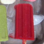 Red Raspberry and Beet Popsicles